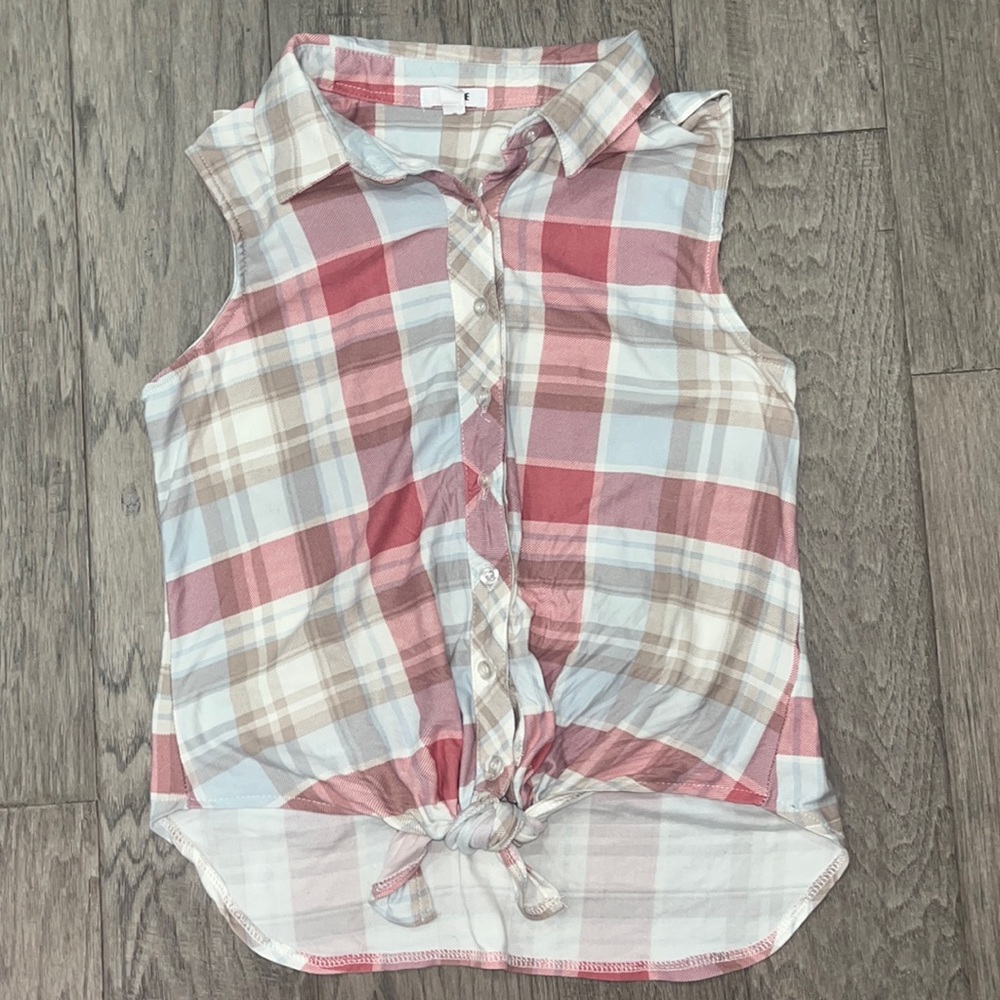 Ardene plaid tank top